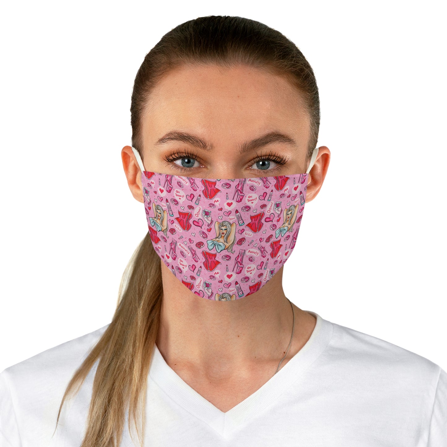 Kristy Kreme Pink Dream Fabric Face Mask