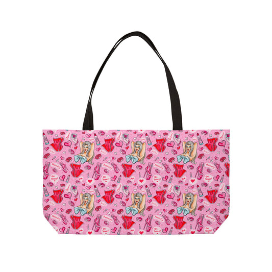 Kristy Kreme Pink Dream Weekender Tote Bag