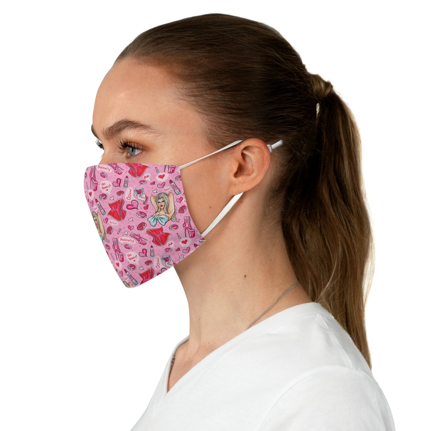 Kristy Kreme Pink Dream Fabric Face Mask