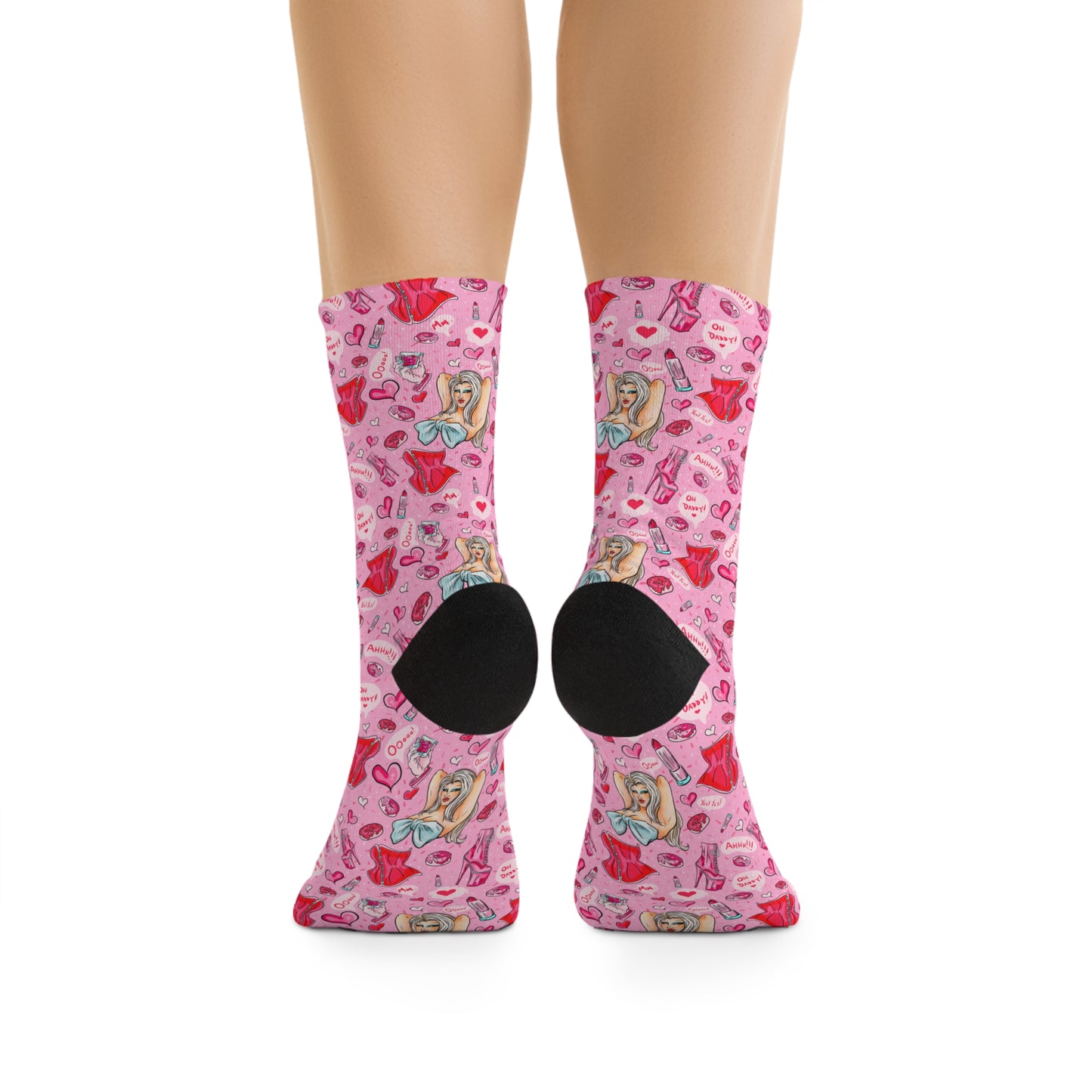 Kristy Kreme Pink Dream Recycled Poly Socks