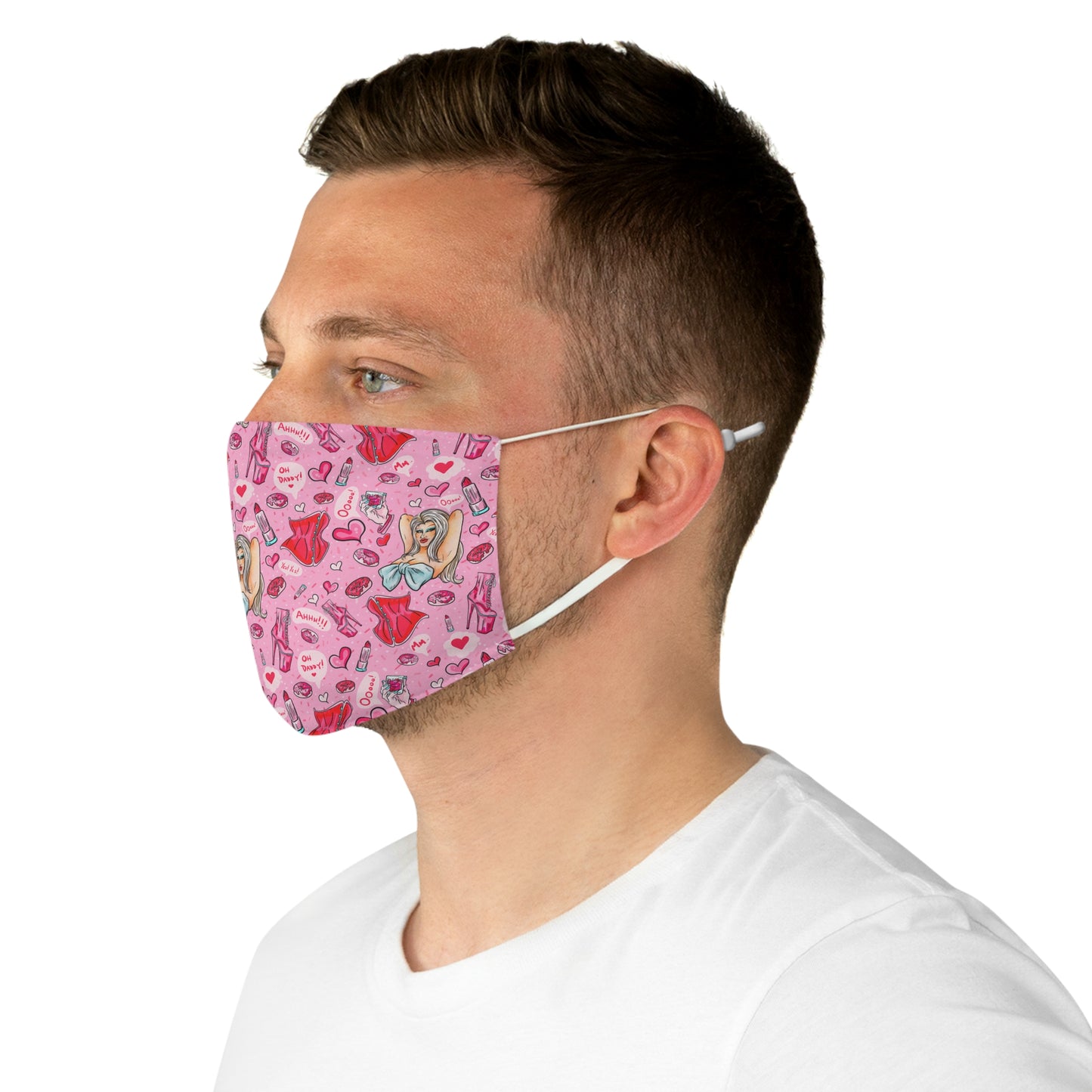 Kristy Kreme Pink Dream Fabric Face Mask