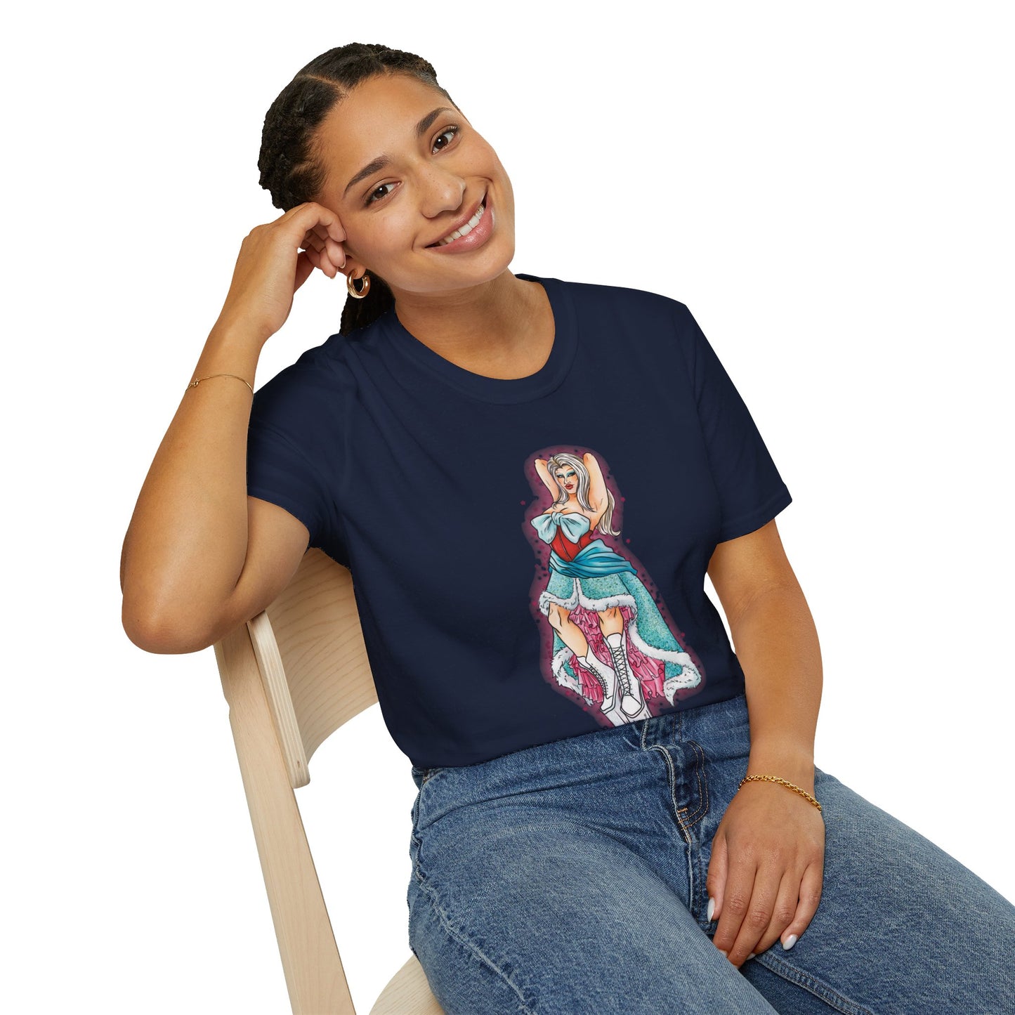 Kristy Kreme Portrait  Unisex Softstyle T-Shirt