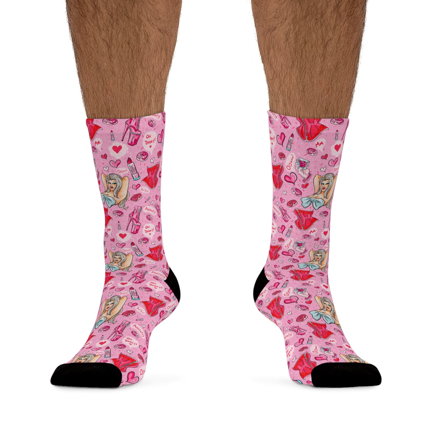 Kristy Kreme Pink Dream Recycled Poly Socks