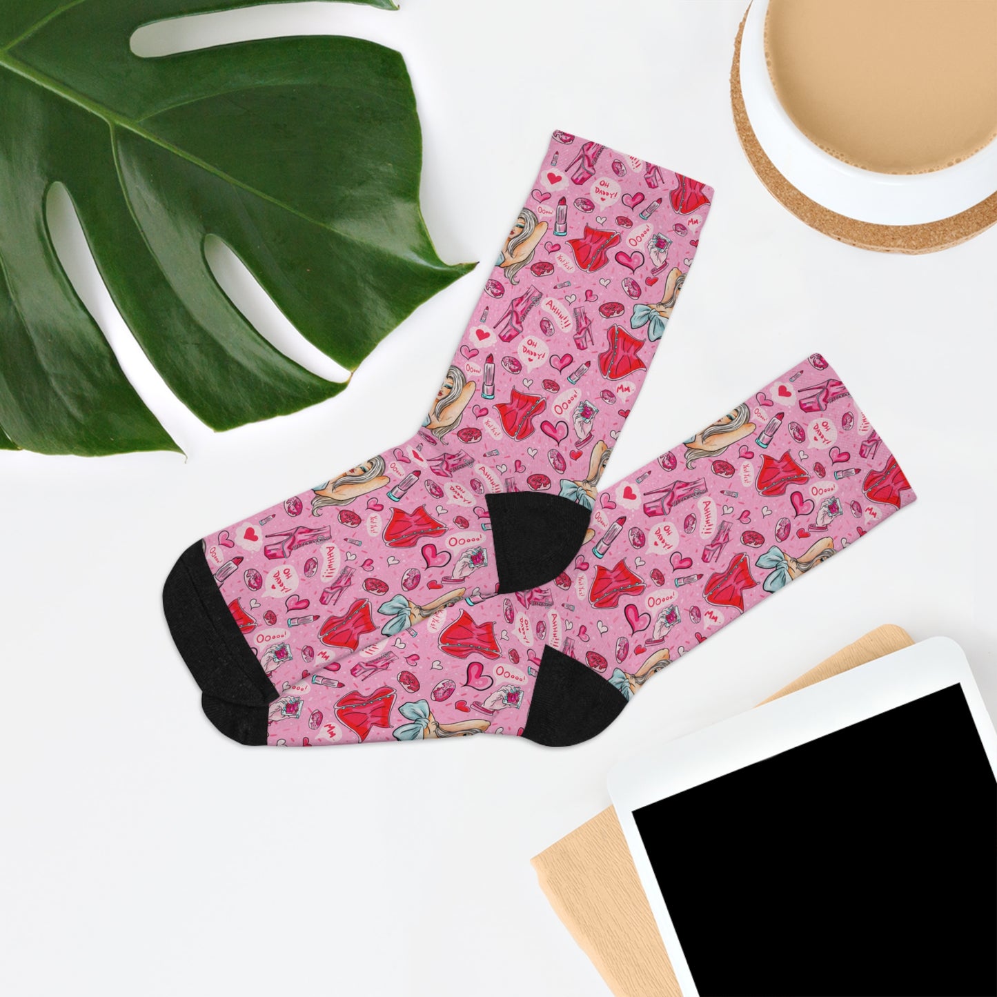 Kristy Kreme Pink Dream Recycled Poly Socks