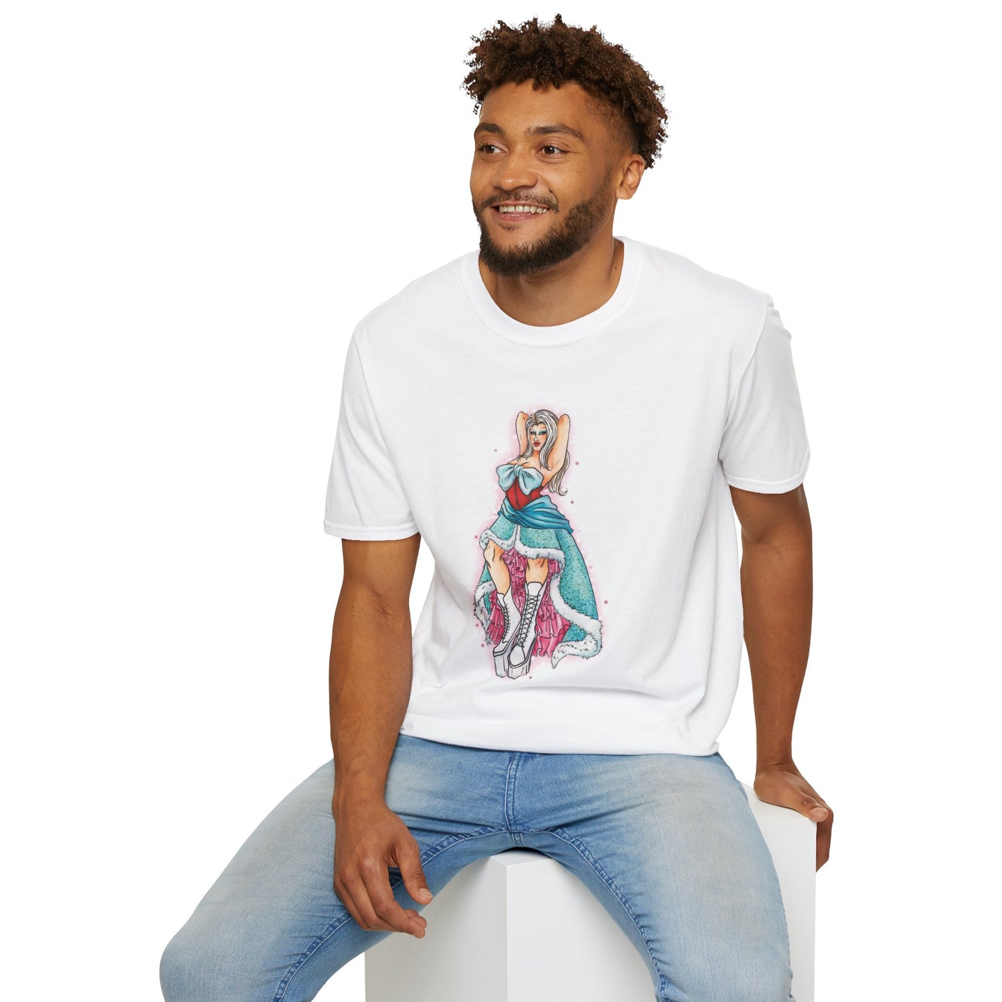 Kristy Kreme Portrait  Unisex Softstyle T-Shirt