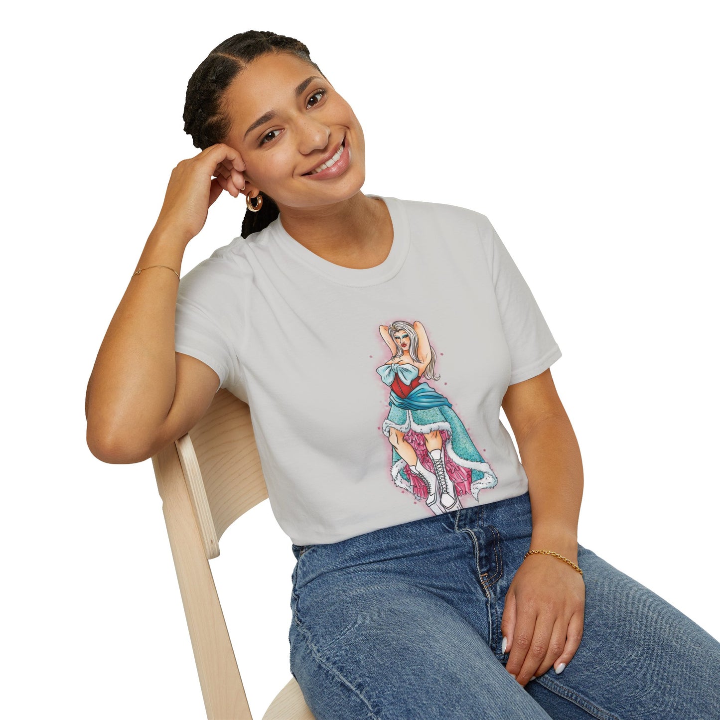 Kristy Kreme Portrait  Unisex Softstyle T-Shirt