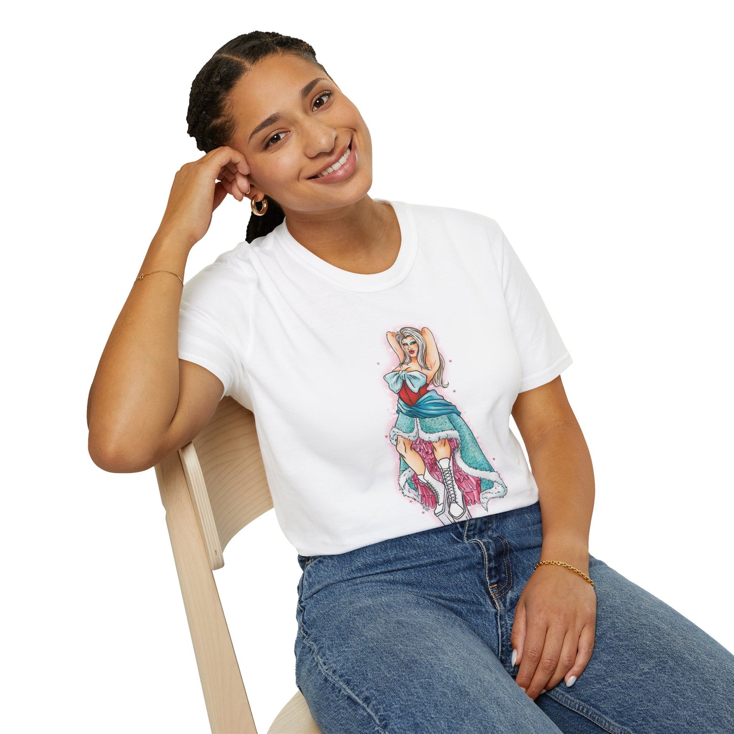 Kristy Kreme Portrait  Unisex Softstyle T-Shirt