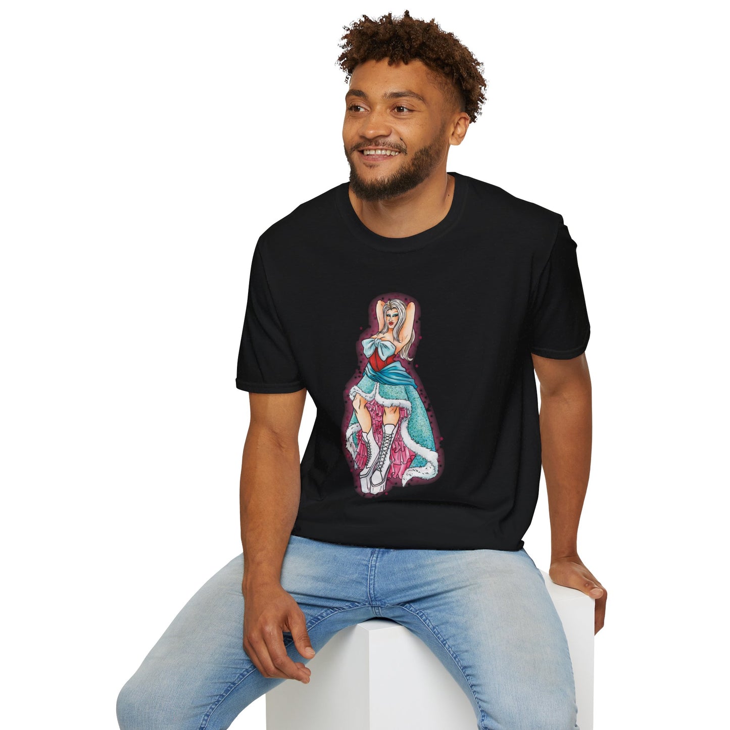 Kristy Kreme Portrait  Unisex Softstyle T-Shirt