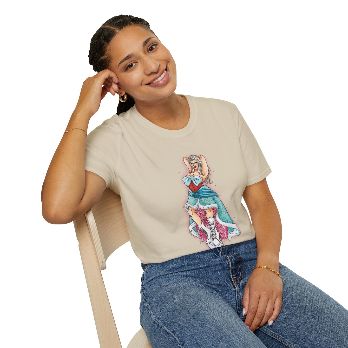 Kristy Kreme Portrait  Unisex Softstyle T-Shirt