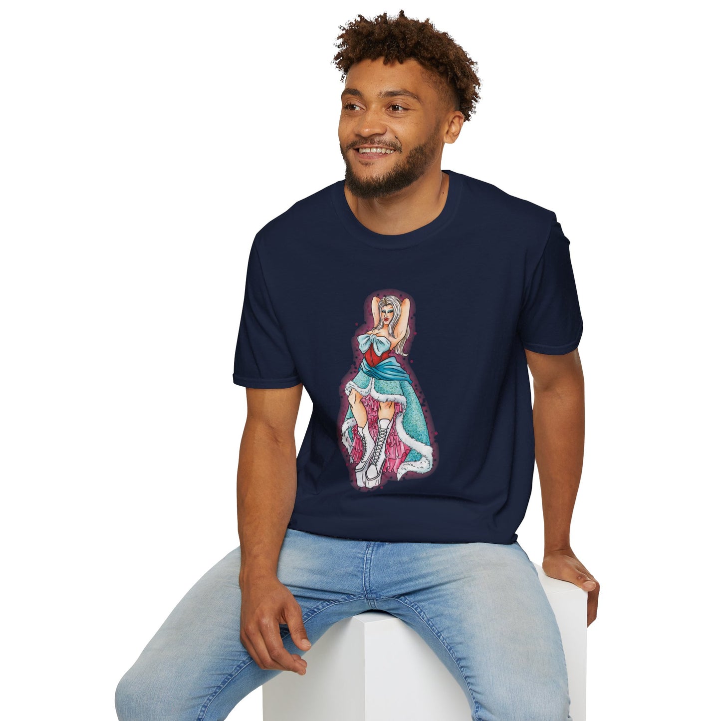 Kristy Kreme Portrait  Unisex Softstyle T-Shirt