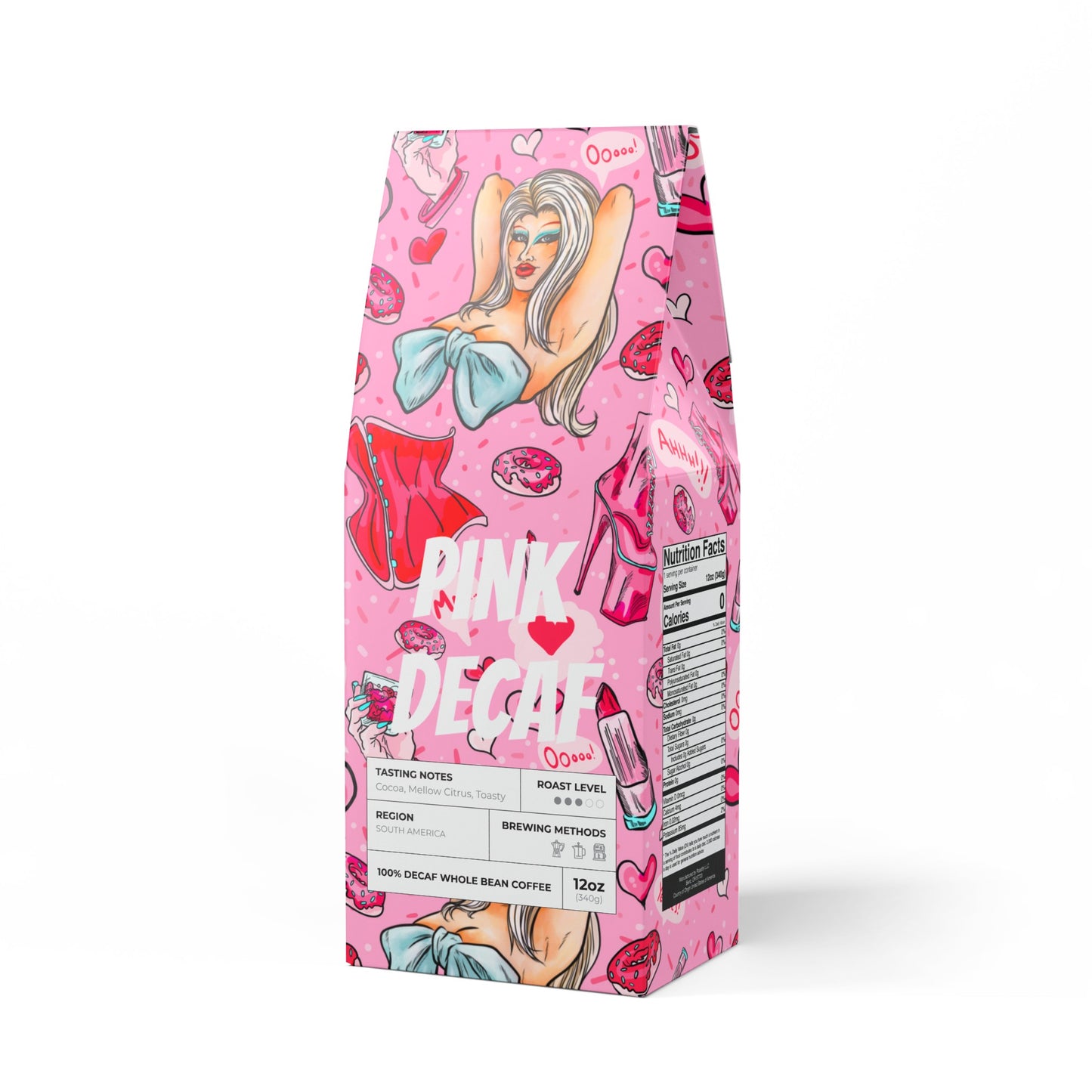 Pink Decaf by Trapper Peak Decaf Coffee Blend (Medium Roast)