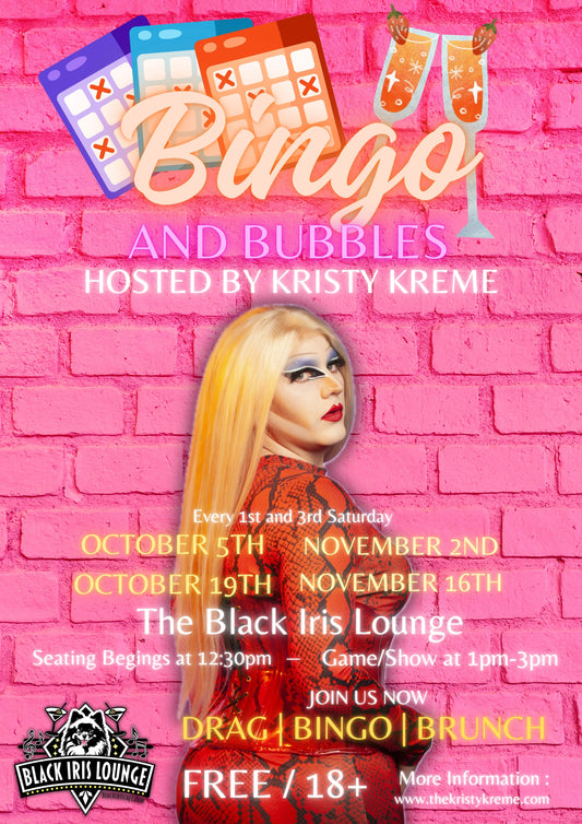 Bingo and Bubbles 10/19 1PM