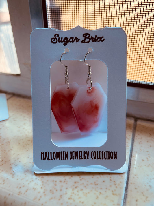 Halloween Collection Earring *Vampire Beds*