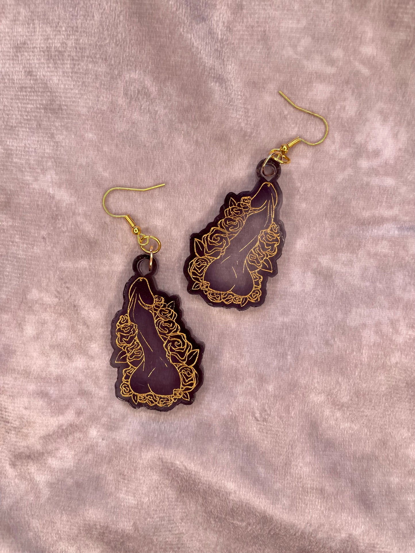 "Golden for pleasure" Earrings