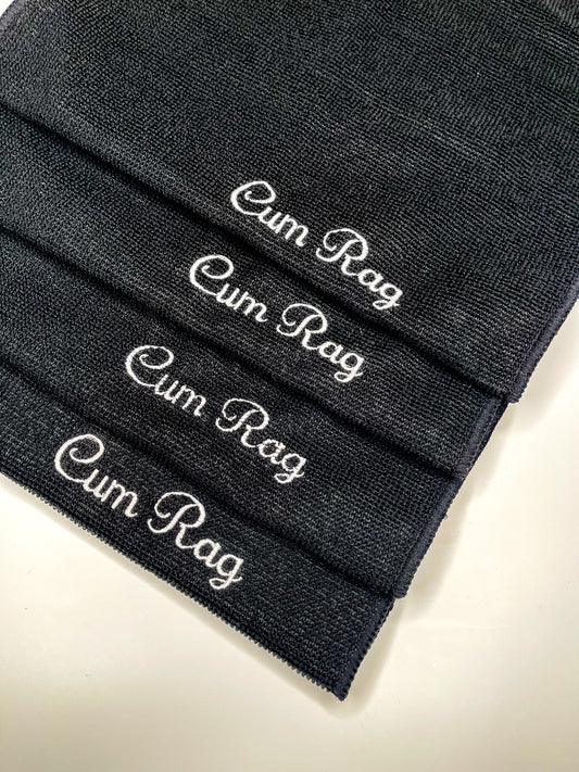 Cum Rag Black (Pair)