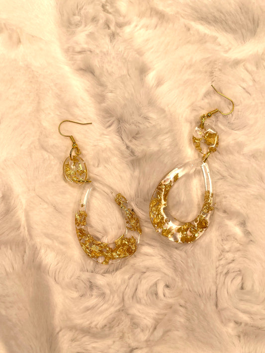 "Golden Tears" Earrings